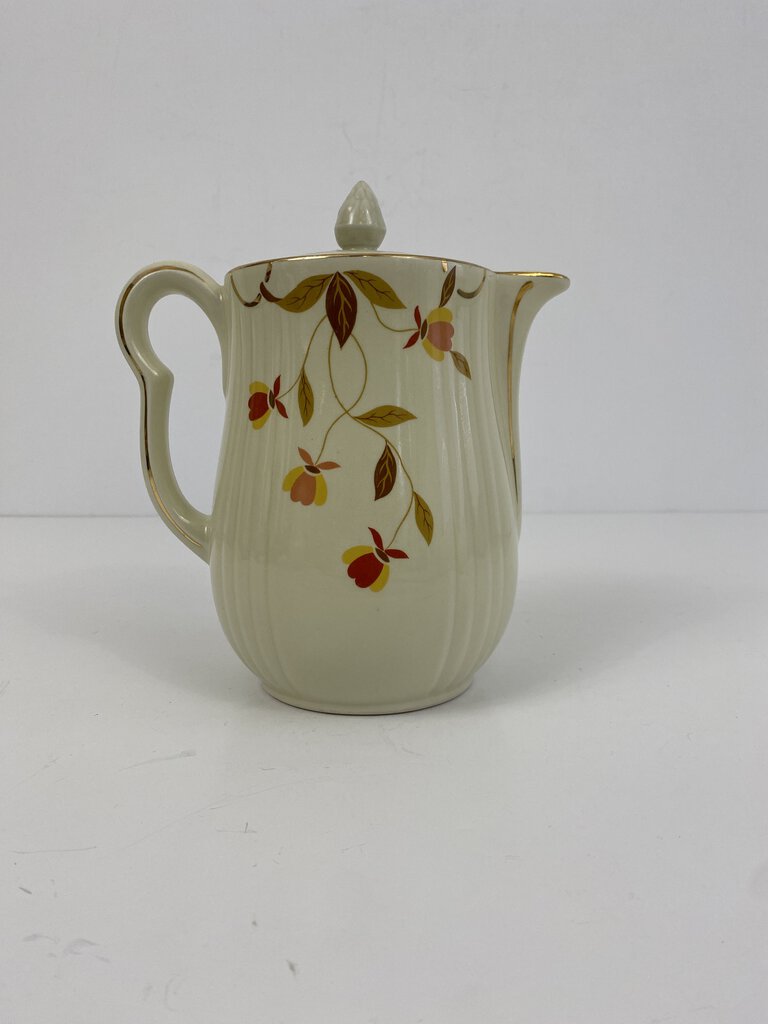 Vintage Hall’s Superior Mary Dunbar Autumn Leaf Coffee Pot w/Lid /rb