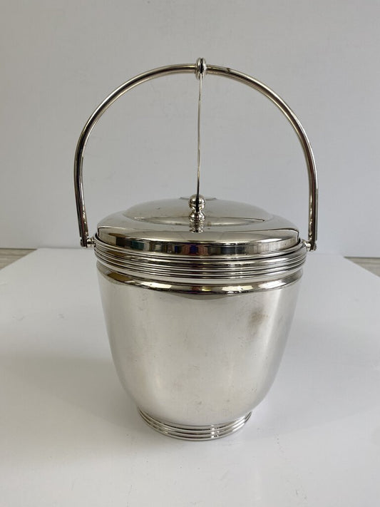 Vintage Poole EPCA #304 Mechanical Ice Bucket w/Tongs /rb