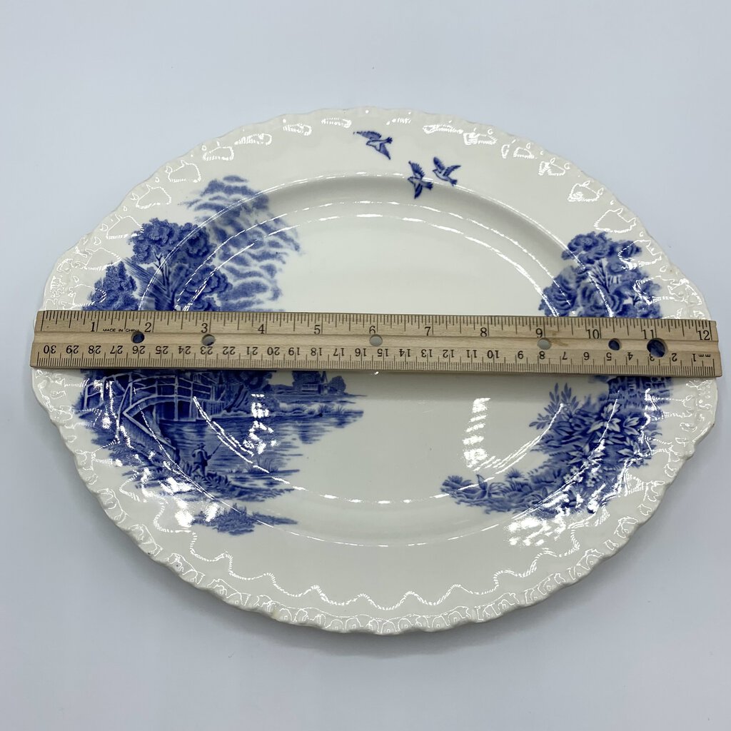 Vintage Grindley “Meadow Brook” 12.5” Oval Platter /hg