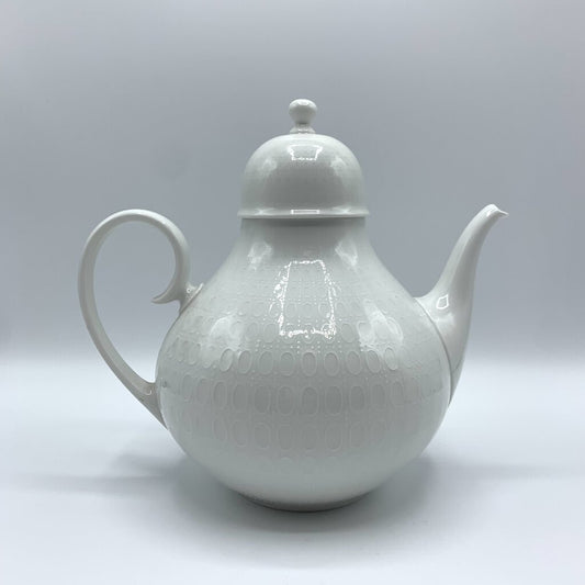 Vintage Mid-Century Bjorn Wiinblad Rosenthal “Romance White” Teapot /hg