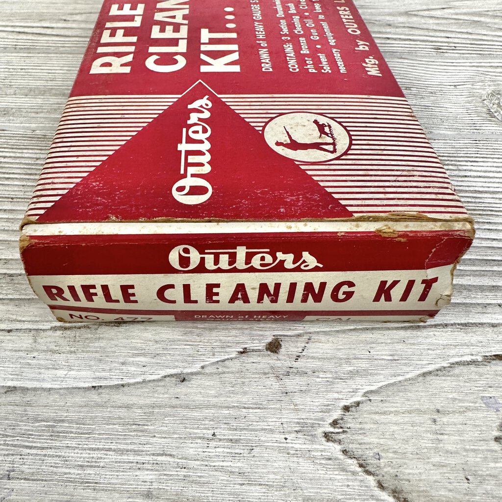 Vintage Outers Rifle Cleaning Kit No 477 Complete Unused w/Box /cb