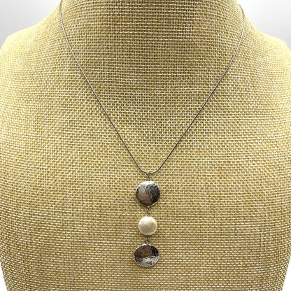 Roma Sterling and Cultured Freshwater Pearl Jewelry Set /hg