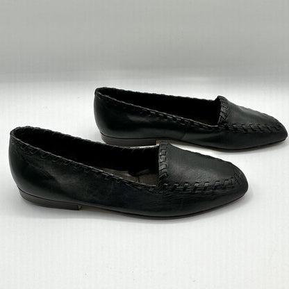 Vintage Women’s Nine West Gail Black Leather Flats Size 6 Unworn /cb