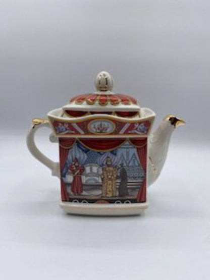 Sadler Teapot Golden Dolphin Russian Collection Opera “Boris Godunov” Made in England /ro