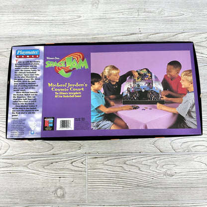 Vintage Space Jam Michael Jordan’s Cosmic Court Board Game WB Complete /cb