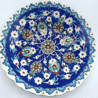 SELAM CINI Hand Painted Turkish 12.5” Bowl /hgo