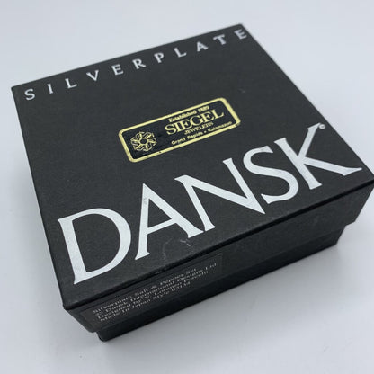 DANSK Silverplated and Weighted Salt & Pepper Shakers /hgo