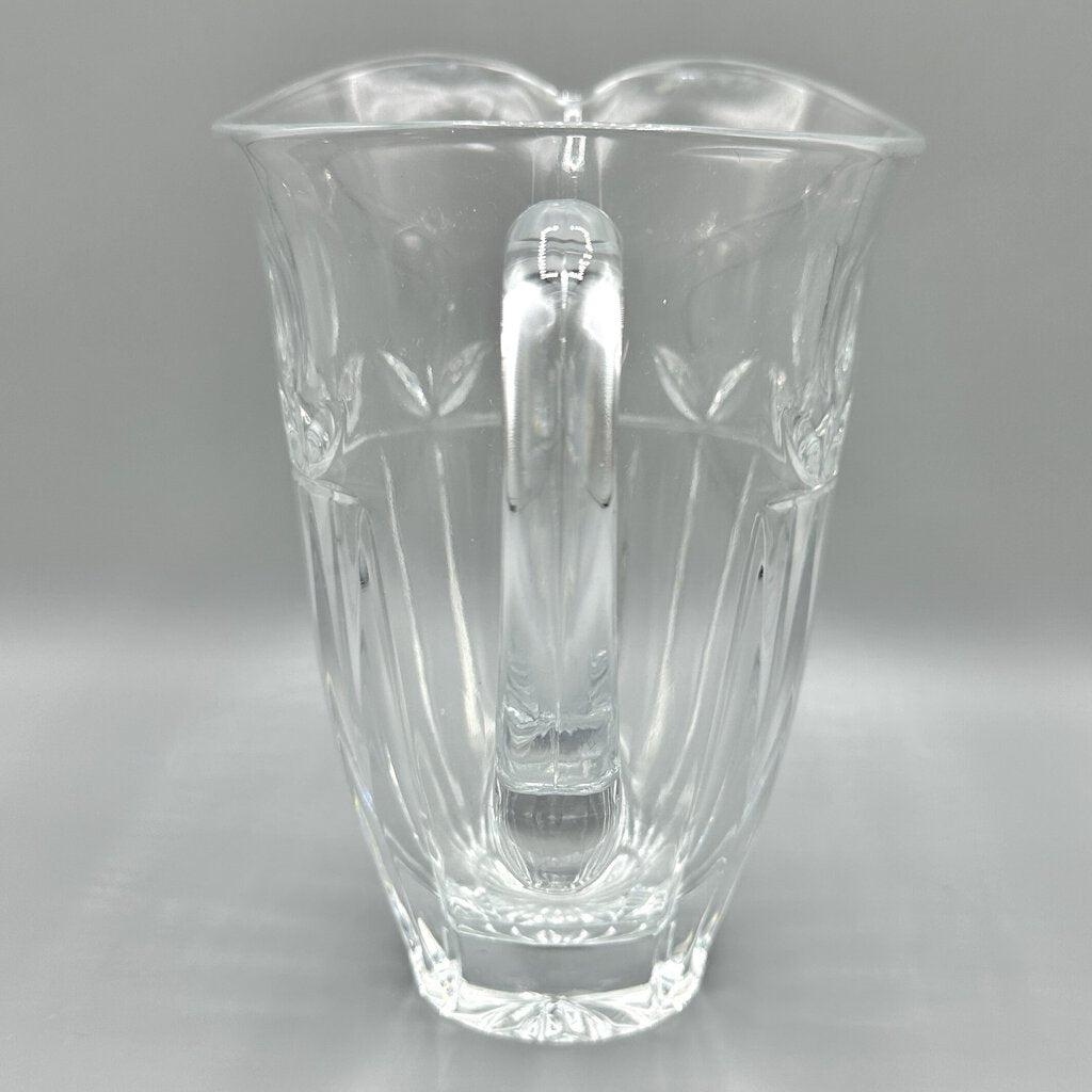 Block Tulip Garden 32 oz 24% Lead Crystal Pitcher Made in Poland/cb