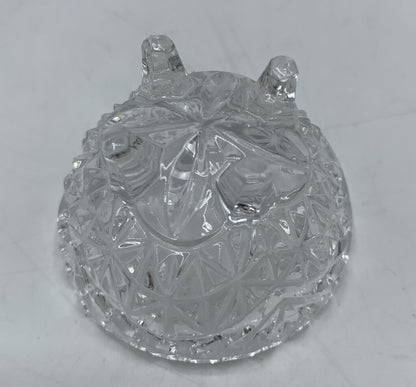 Vintage HOFBAUER Byrdes Collection Crystal Bird Trinket Dish /hgo