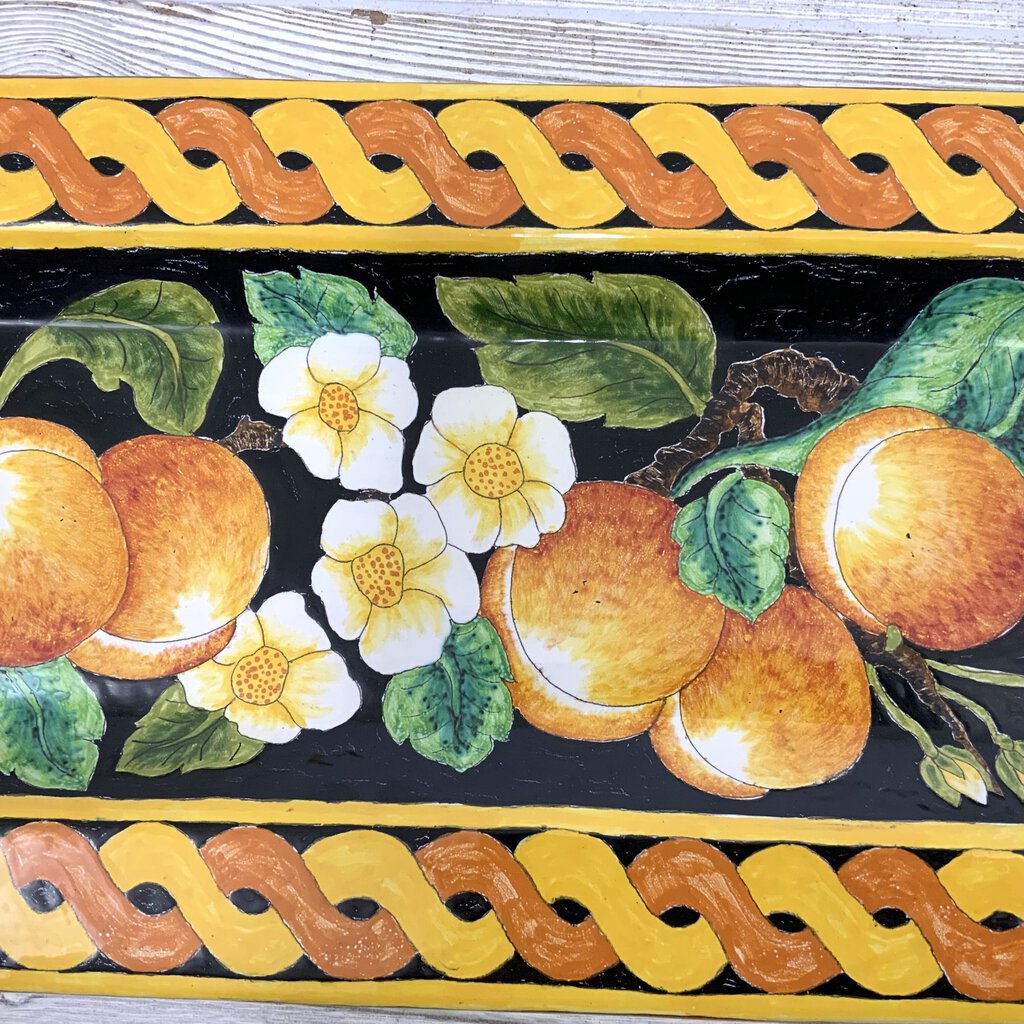 Vintage Hand-Painted “Dipinto A Mano” Console Tray/ah