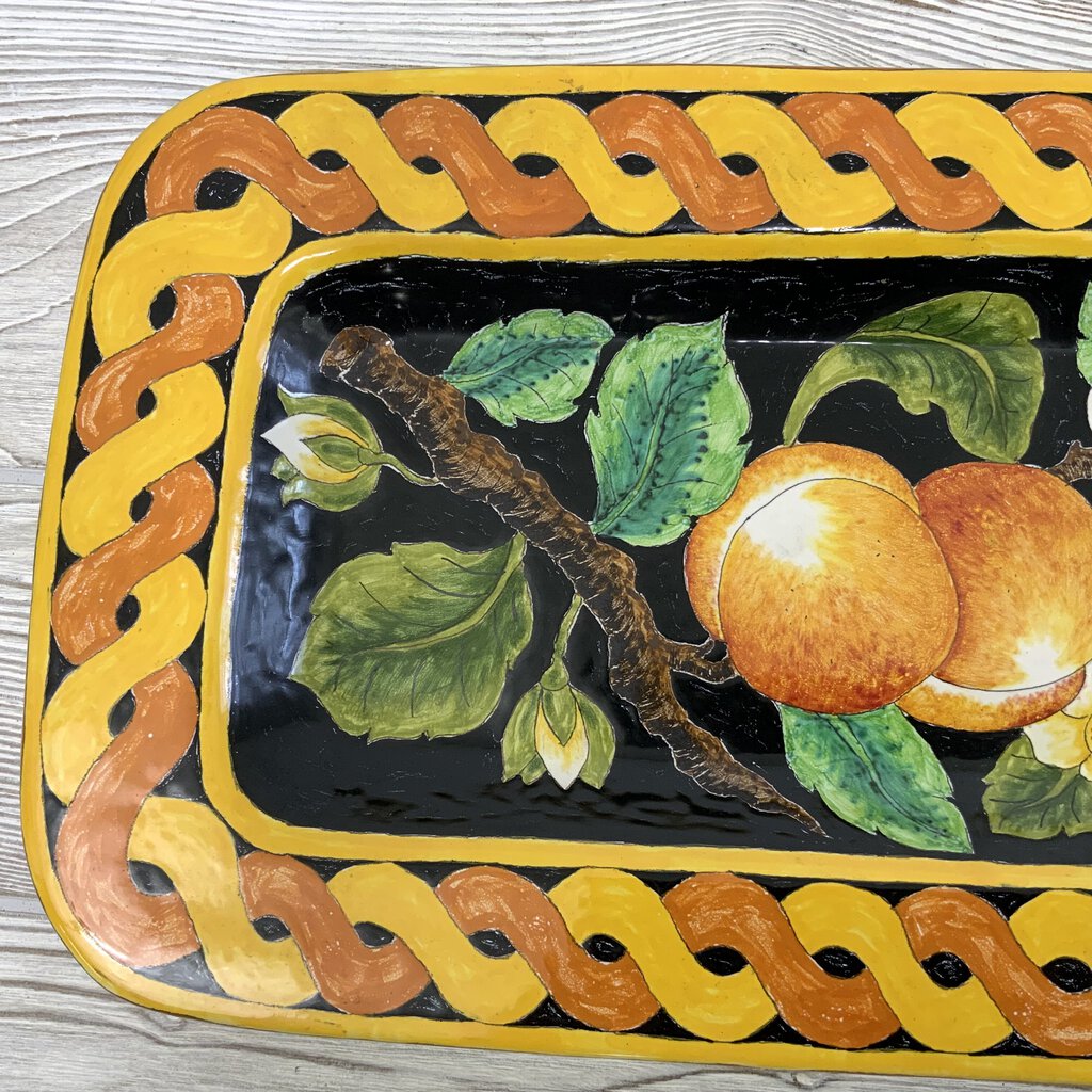 Vintage Hand-Painted “Dipinto A Mano” Console Tray/ah