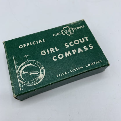 Vintage Silva-System Official Girl Scout Compass, in Box /hgo