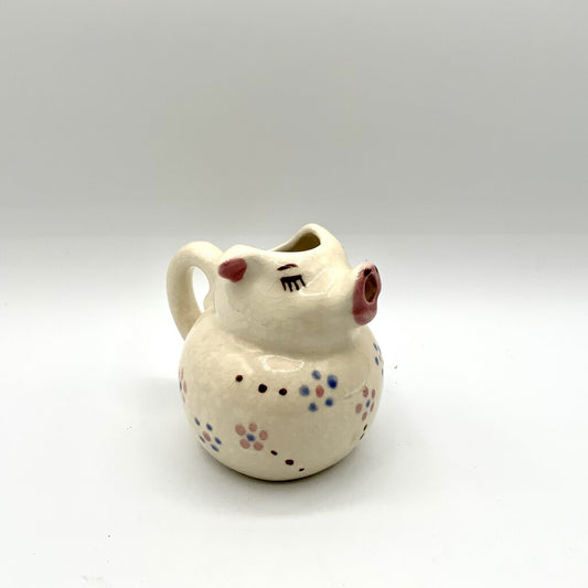 Vintage Shawnee Pottery 1940s Small Pig Creamer /ah