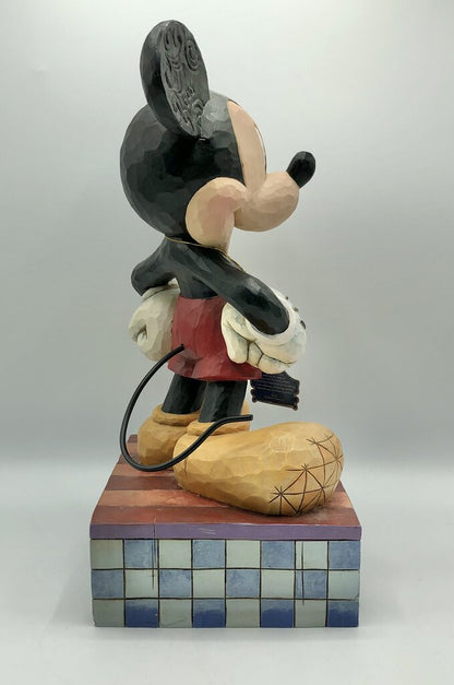 Jim Shore Walt Disney Showcase 15” Mickey Mouse “Big Smile Big Heart” Enesco Figurine /b