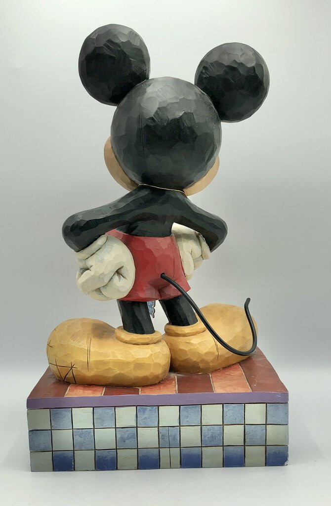 Jim Shore Walt Disney Showcase 15” Mickey Mouse “Big Smile Big Heart” Enesco Figurine /b