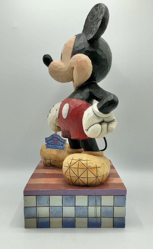 Jim Shore Walt Disney Showcase 15” Mickey Mouse “Big Smile Big Heart” Enesco Figurine /b