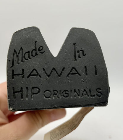Vintage Lava Ku Tiki Hand Crafted In Hawaii /ah