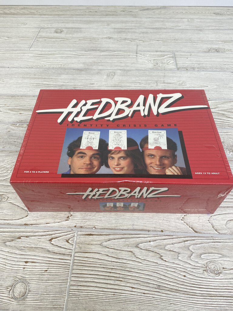 Vintage Hedbanz Identity Crisis Game 1991 New in Box /rw