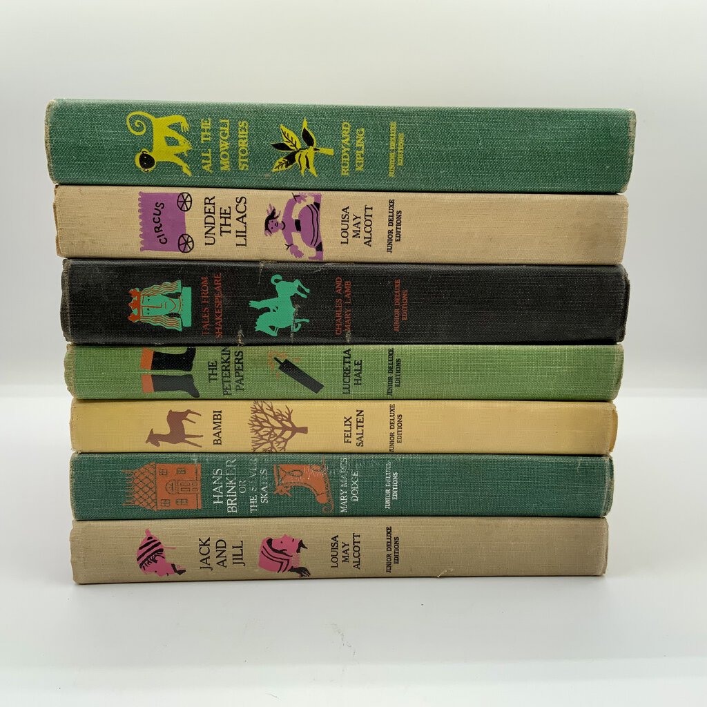 Junior Deluxe Editions Set of 7 Folk Tale Books /ah