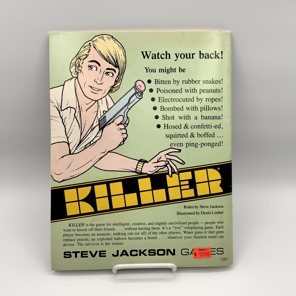 The Live Roleplaying Game Killer Second Edition Steve Jackson Games /ah