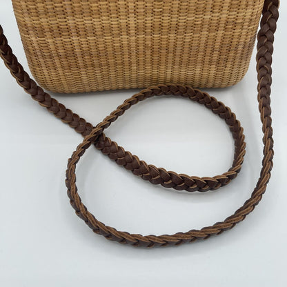 Nantucket Lightship Creel Basket Purse